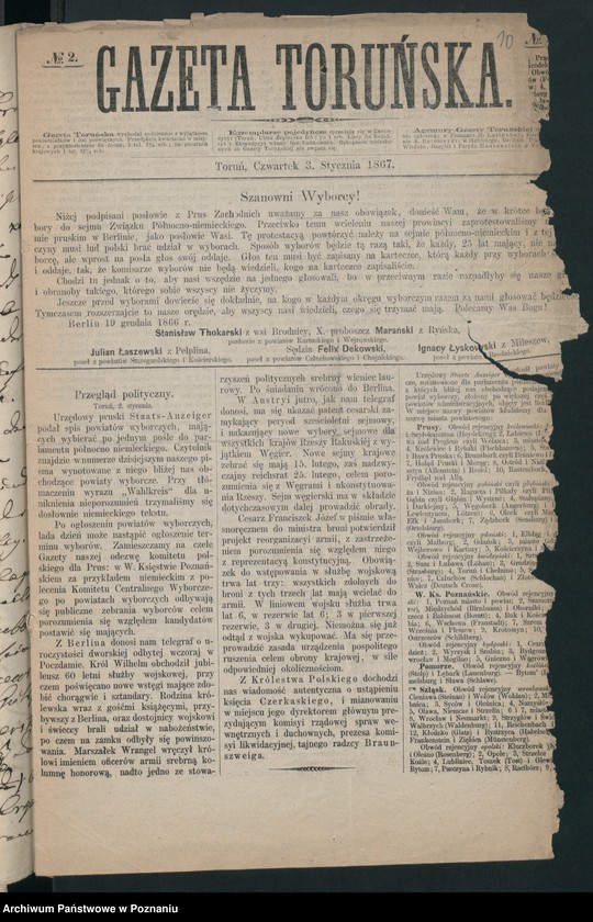 Obraz 14 z jednostki "A. betr. Wladislaus von Łebiński"