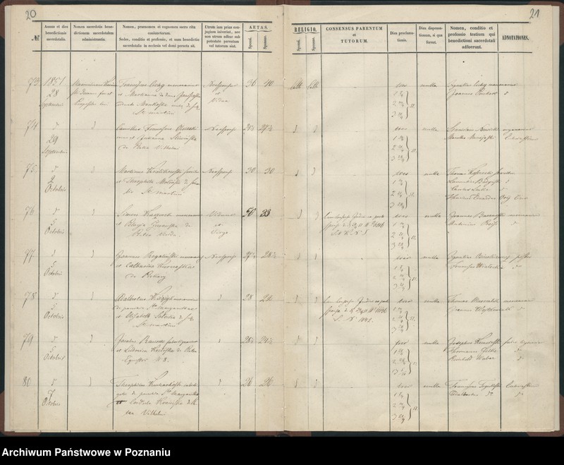 Obraz 13 z jednostki "Księga małżeństw"