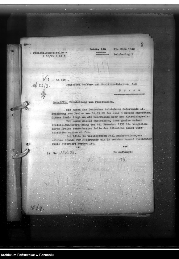 Obraz 12 z jednostki "Metallwirtschaft. Preisbildung der Maschinen"