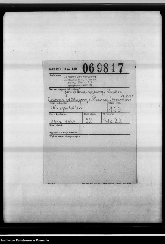 Obraz 2 z jednostki "Kriegsschäden."