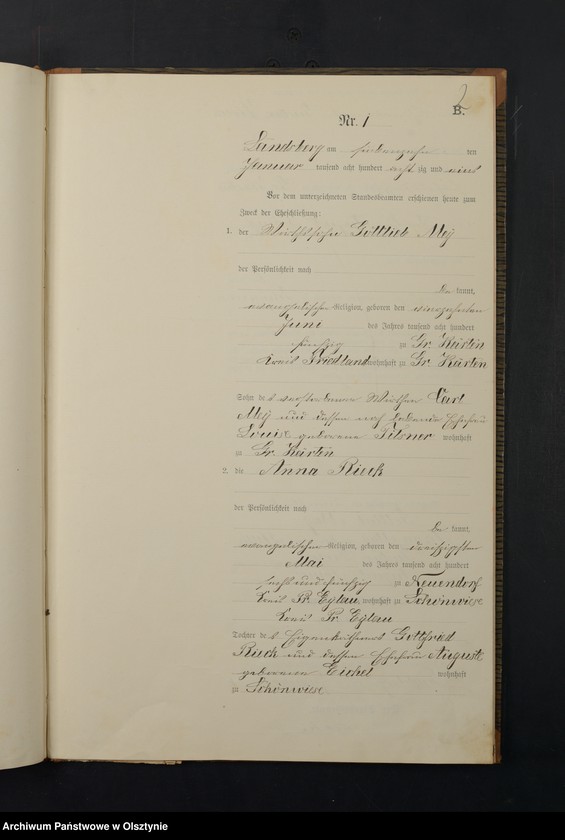 image.from.unit.number "Heiraths-Neben-Register Nr 1 - 11"