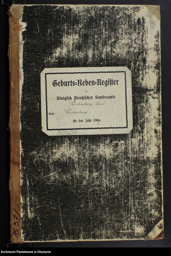 Obraz 2 z jednostki "Geburts-Neben-Register Nr 1 - 116"