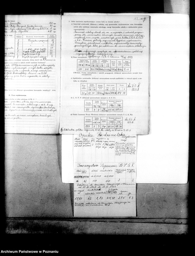 Obraz 17 z jednostki "Sprawozdanie roczne szkół powszechnych na terenie miasta Poznania"