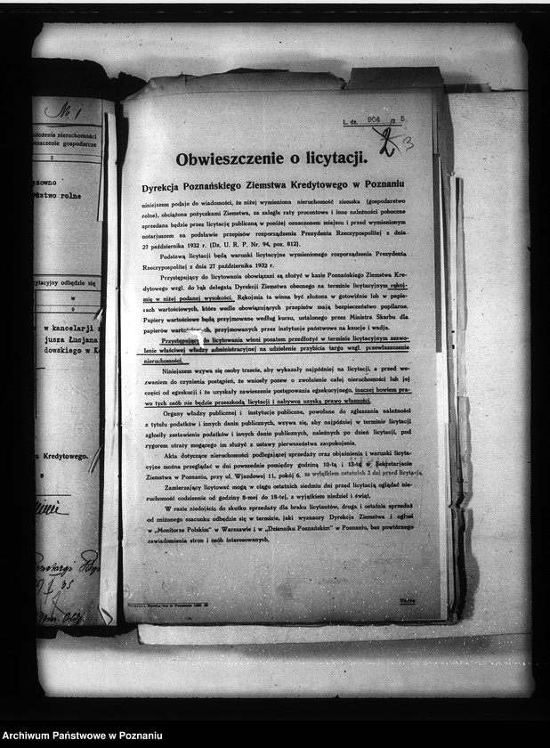 Obraz 8 z jednostki "Przymusowe przetargi nieruchomości powiatu bydgoskiego"