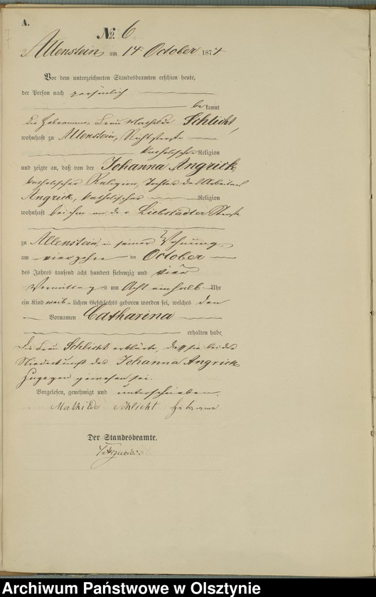 image.from.unit.number "Haupt-Geburts-Register Nr 1 - 73"