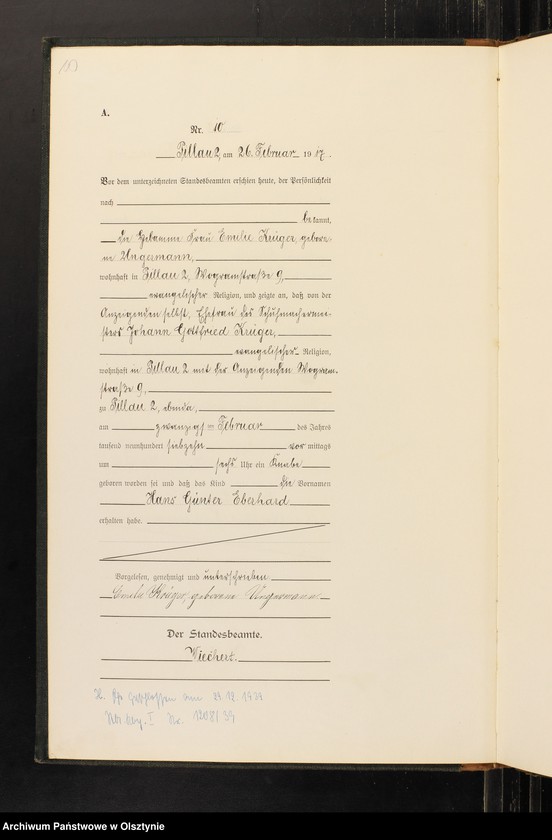 image.from.unit.number "Geburts-Haupt-Register Nr 1 - 65 i 1 - 56"