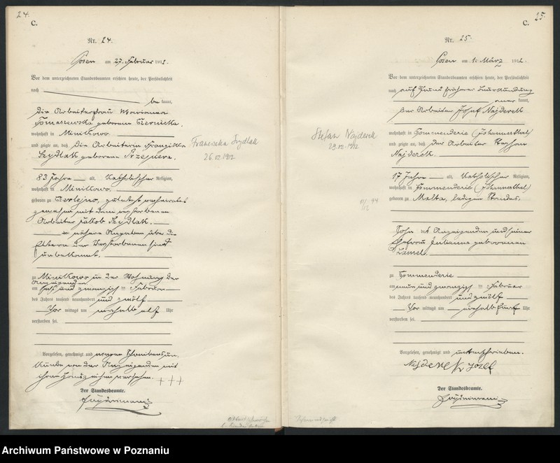 Obraz 15 z jednostki "Księga miejscowa zgonów [Rejestr główny zgonów]"