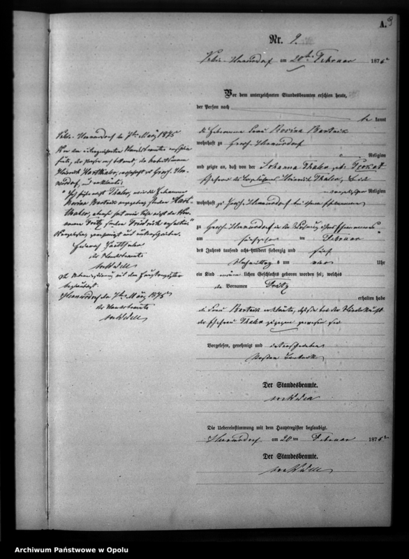 image.from.unit.number "Geburts-Neben-Register des Standesamtsbezirks Hennersdorf [1875]"