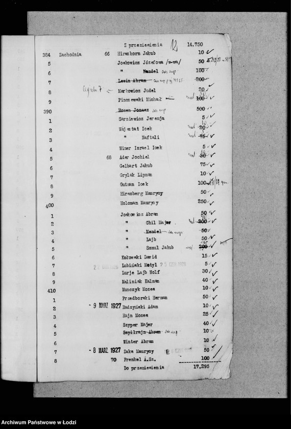 Obraz 16 z jednostki "Rejestr poborczy"