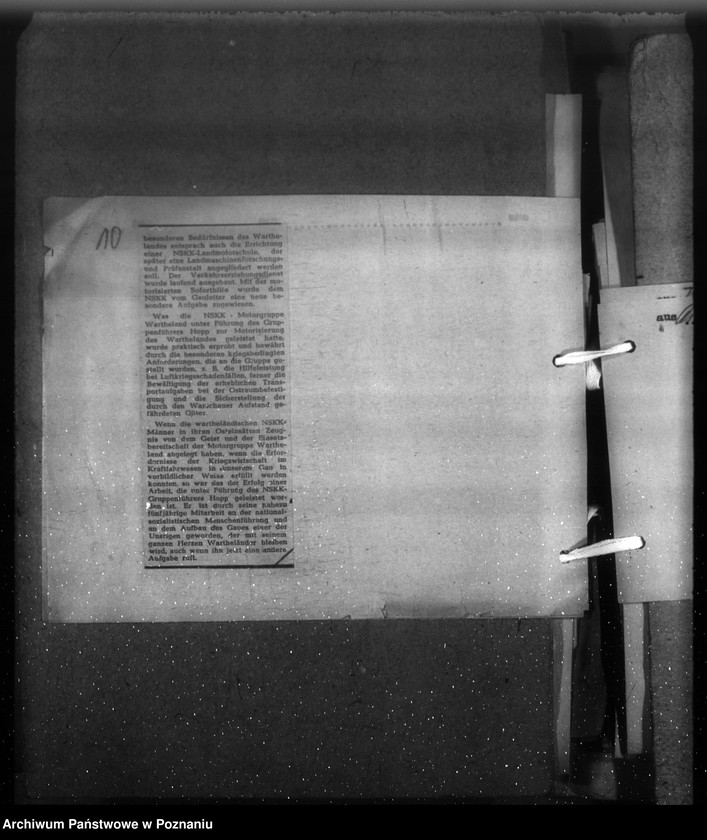 Obraz 14 z jednostki "Wycinki prasowe dotyczące Kraju Warty"