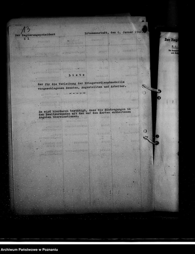 Obraz 17 z jednostki "Litzmannstadt (Łódź)- Kriegsverdienstkreuze"