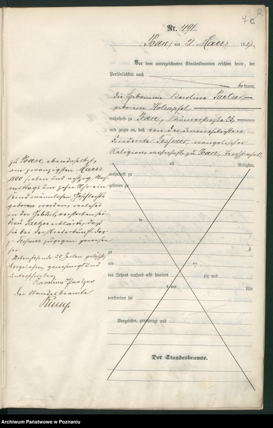 Obraz 10 z jednostki "Księga zgonów t. II"