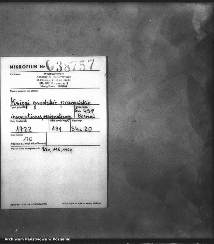 Obraz 2 z jednostki "Inscriptiones, resignationes [protocollon]"