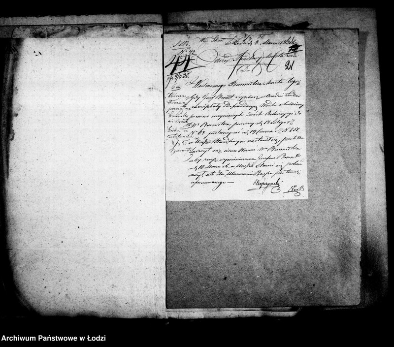 Obraz 20 z jednostki "Akta tyczące się popełnionych defraudacji skarbowych"