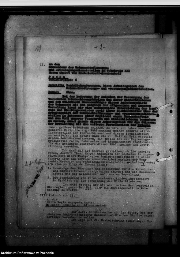 Obraz 16 z jednostki "Dienstbesprechung der Landräte und Oberbürgermeister am 22.4.1943 in Hohensalza - Inowrocław"