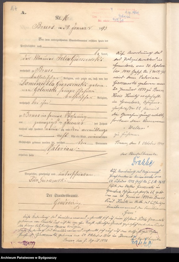 image.from.unit.number "Akta urodzeń - pierwopis nr 1-274"