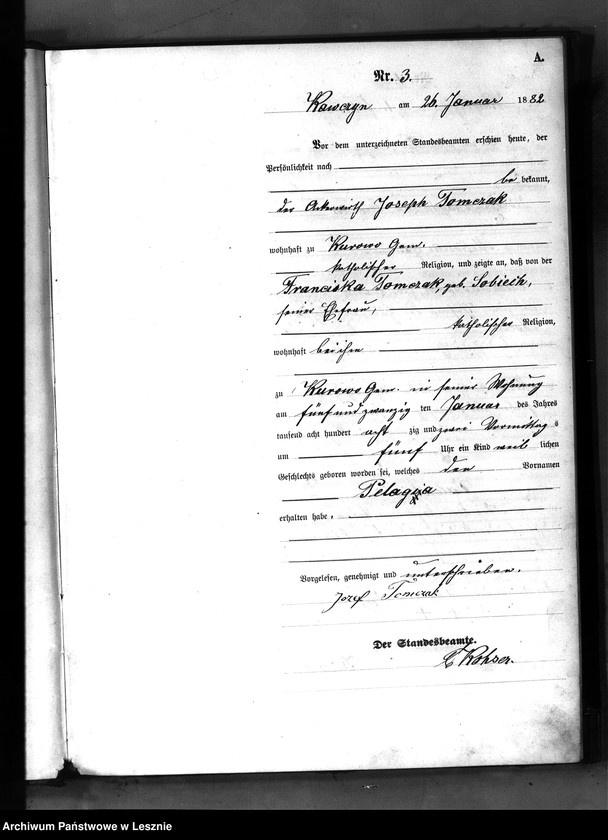 Obraz 6 z jednostki "[Księga urodzeń]"