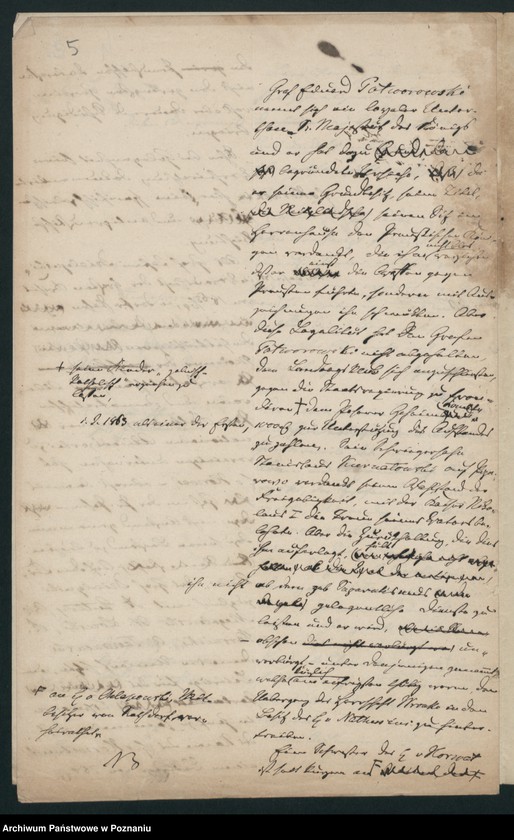 Obraz 8 z jednostki "A. betr. von Horwat, Schwiegersohn des Grafen Potworowski"