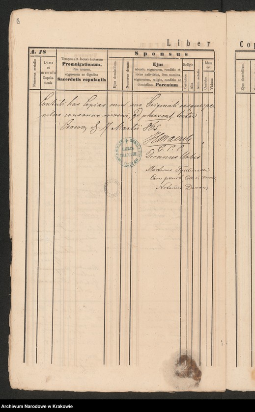 Obraz 7 z jednostki "[Księga małżeństw]"