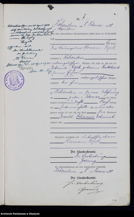 image.from.unit.number "Geburts-Neben-Register Nr 1 - 69"