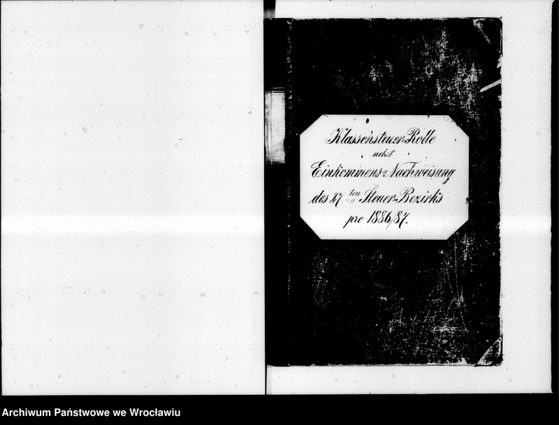 image.from.unit.number "Klassensteuerrolle nebst Eikommens - Nachweisung"