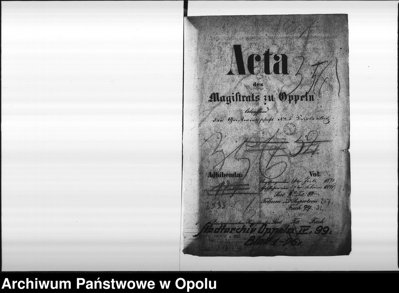 Obraz 4 z jednostki "Acta des Magistrats zu Oppeln betreffend die Gastwirthschaft No 5 Karlsplatz"