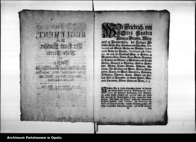 Obraz 10 z jednostki "Acta das Post Wesen betref[fend]"