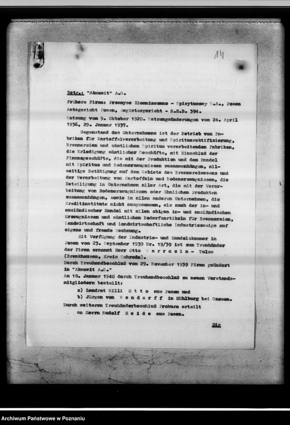 Obraz 18 z jednostki "[Poznańska Spółka Okowiciana - bilans]."