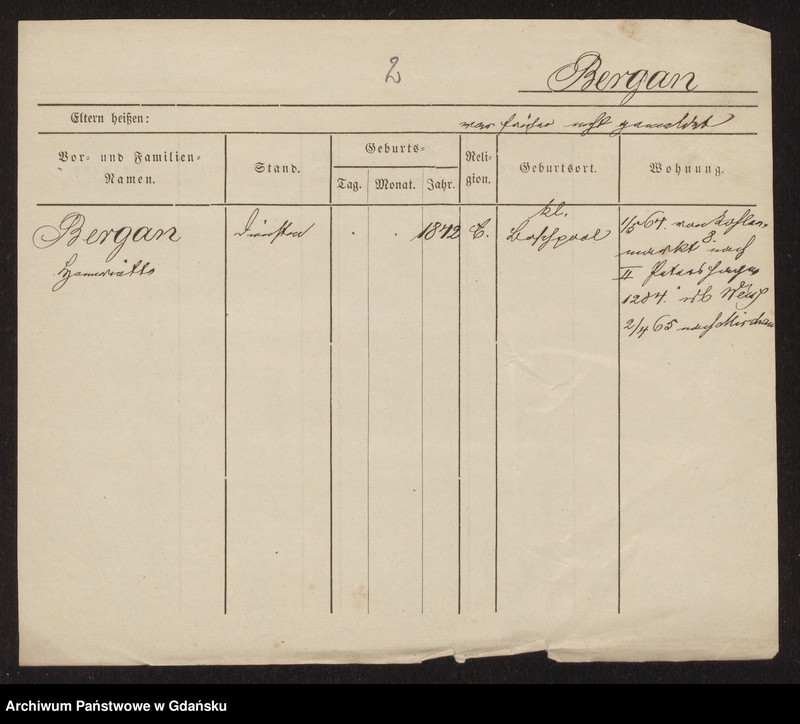 image.from.unit.number "Karty meldunkowe: Bergan - Berlau"