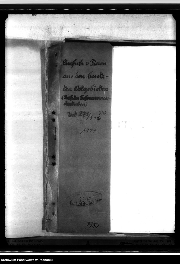 Obraz 4 z jednostki "Einfuhr von Tieren aus den besetzten Ostgebieten - auch der Schwarzmeerdeutschen"