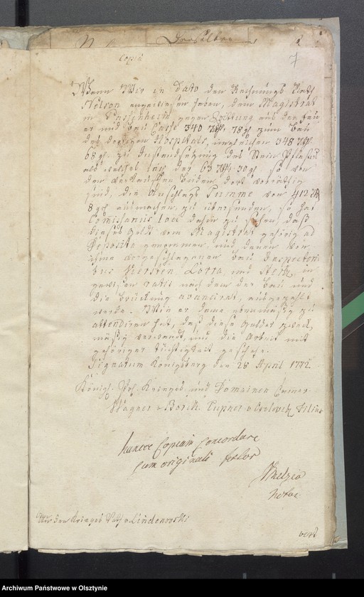 image.from.unit.number "Passenheimsche Hospital-Rechnung"