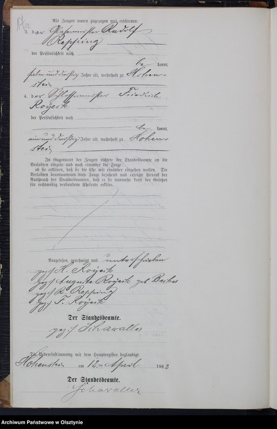 image.from.unit.number "Heiraths-Neben-Register Nr 1 - 19"