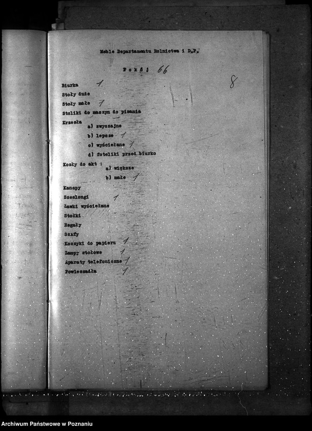 Obraz 12 z jednostki "Sprawy gospodarcze-ogólne meble"