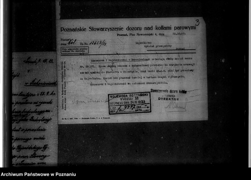 Obraz 7 z jednostki "Tartak Kaczmarka i Wojciechowskiego w Rakoniewicach powiat wolsztyński nr woj. kotła 2407"