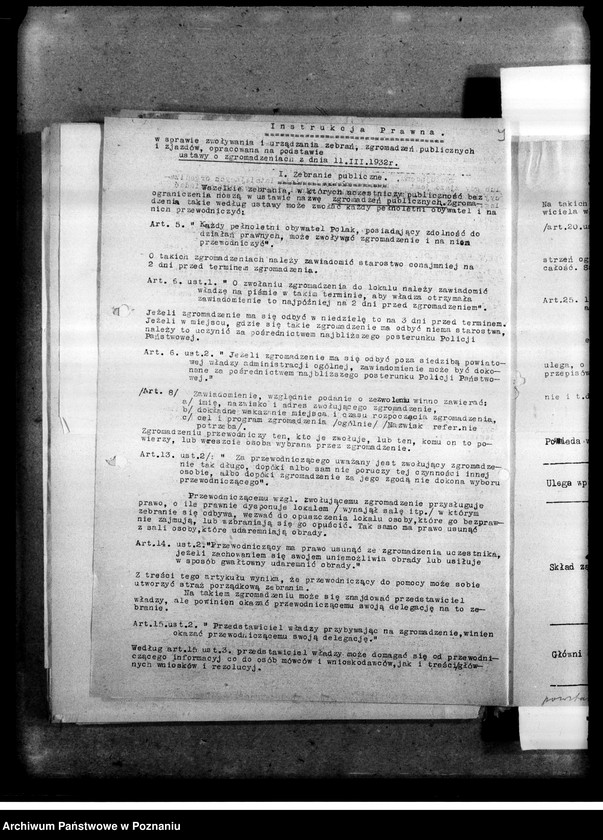 Obraz 12 z jednostki "Okólniki, zarządzenia, korespondencja dotycząca wyborów do Rady Miejskiej i wyborów kandydatów na radnych. Sprawy organizacyjne: wykazy personalne. Materiały dotyczące strajku akademickiego na wyższych uczelniach w Poznaniu"