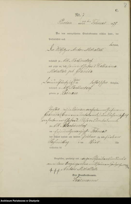 image.from.unit.number "Sterbe-Haupt-Register Nr 1 - 48"