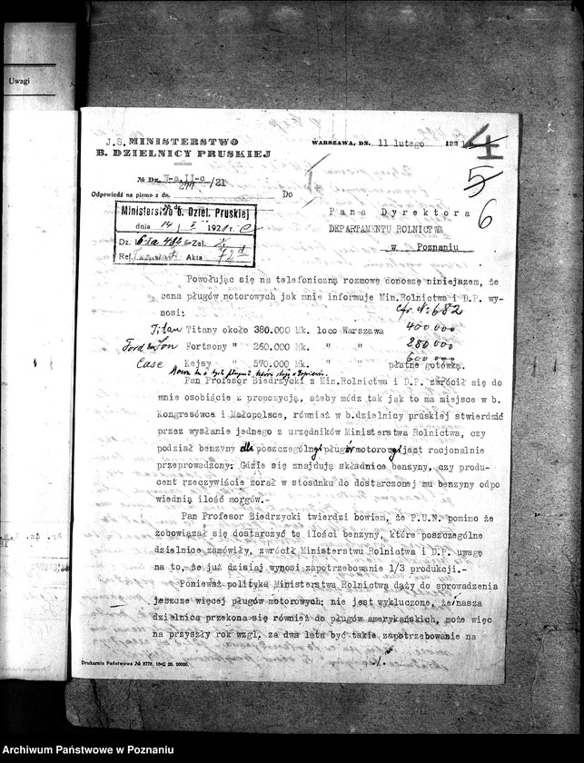 Obraz 10 z jednostki "Sprawy szczegółowo-administracyjne Ropa, benzyna itp.."