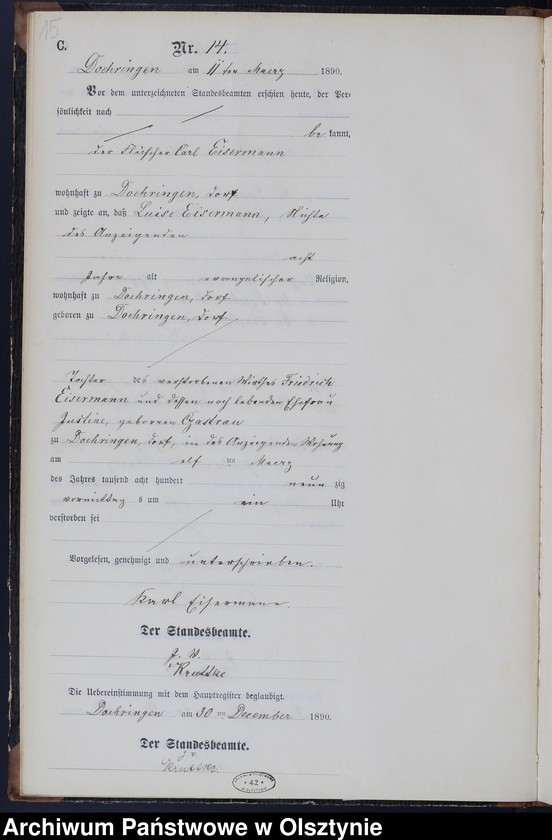 image.from.unit.number "Sterbe-Neben-Register Nr 1 - 67"