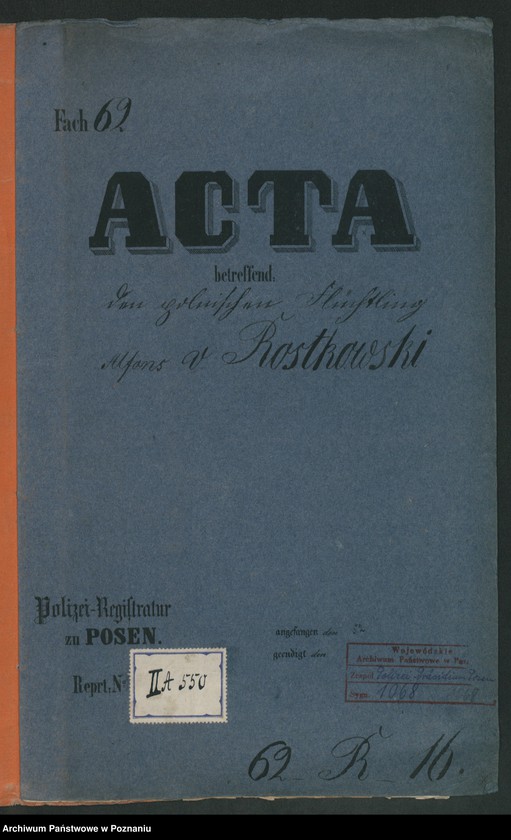 Obraz 2 z jednostki "A. betr. Alfons von Rostkowski"