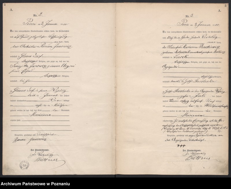 Obraz 4 z jednostki "Księga miejscowa urodzeń"