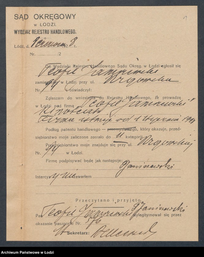 Obraz 3 z jednostki "Teofil Janiszewski - kinoteatr"