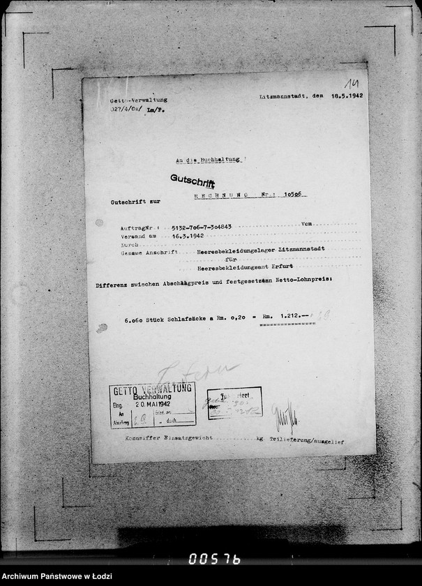 Obraz 19 z jednostki "706 Schlafsäcke. Auslieferung"