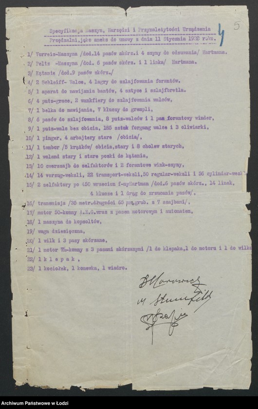 Obraz 7 z jednostki "Chaim Eksztein i s-ka - przędzalnia"