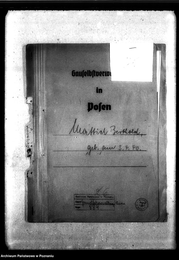Obraz 4 z jednostki "[Akta personalne wychowanka Bertholda Mattich, ur. 3 IV 1940]."