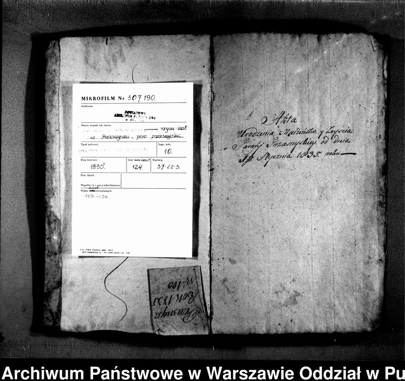 image.from.unit.number "Akta urodzeń, małżeństw, zgonów"