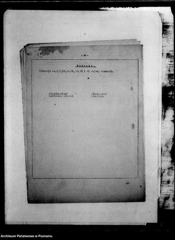 Obraz 17 z jednostki "/Sprawozdanie z lustracji zakładów opiekuńczych/"