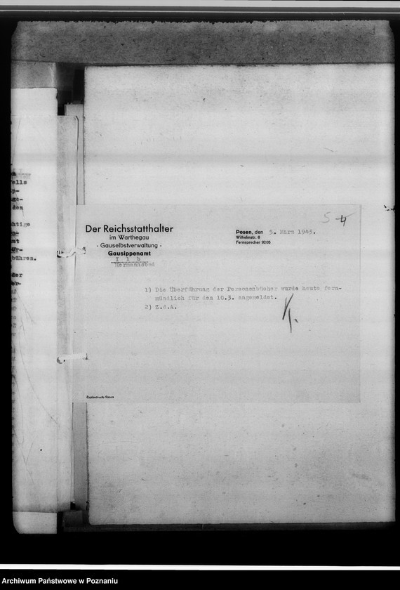 Obraz 9 z jednostki "[Korespondencja w sprawach organizacyjnych i działalności], Kreissippenamt Hermannsbad [Ciechocinek, powiat Aleksandrów Kujawski, województwo bydgoskie]"