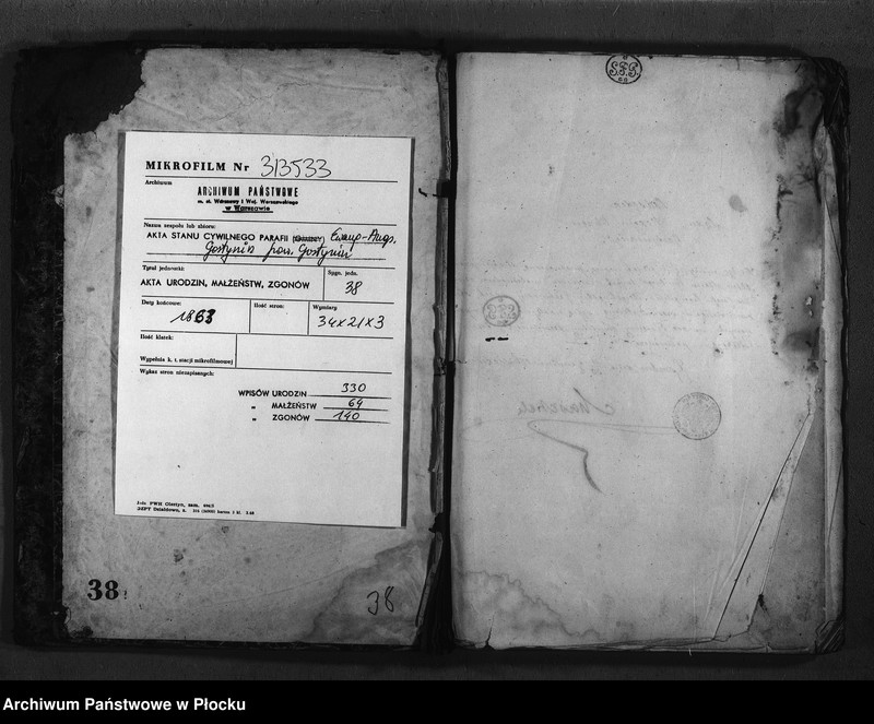 image.from.unit.number "Akta urodzeń, małżeństw i zgonów"