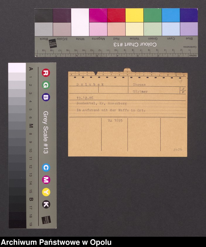 Obraz 3 z jednostki "[Dziubek Thomas, ur. 19.12.1886, zam. Buchental]"