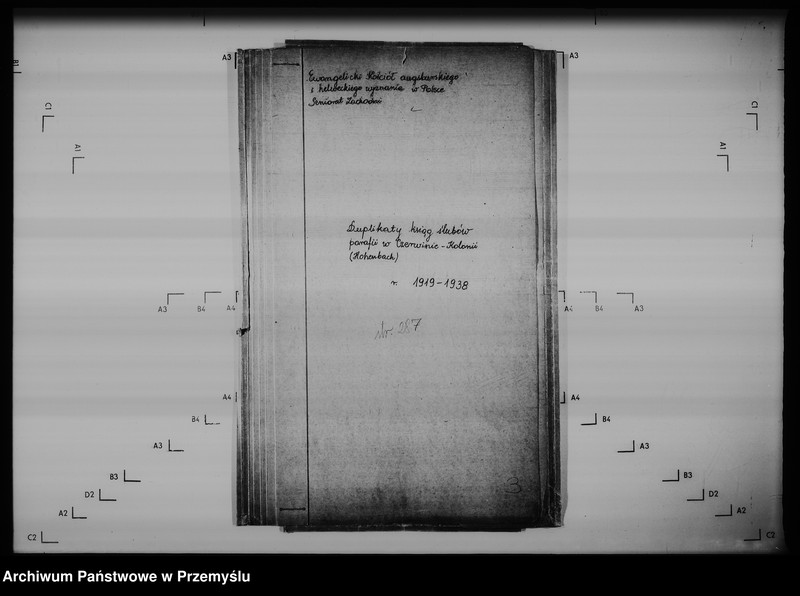 image.from.unit "Duplikaty ksiąg ślubów parafii w Czerminie Kolonii [Hohenbach]"